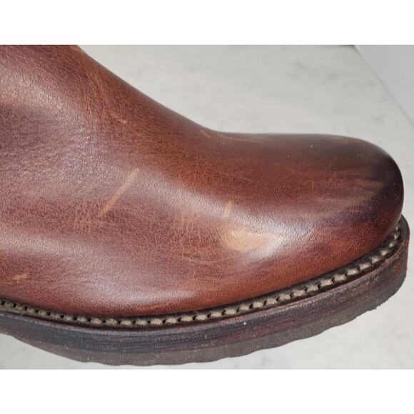 Frye Women's Size 7M Veronica Bootie Leather Redwood Biker Moto Motorcycle ~VGUC - Picture 16 of 16